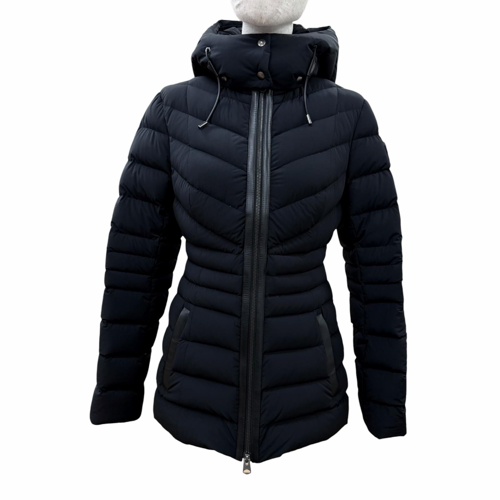 美品 マッカージュ ダウンコート PATSY-NFR ブラック レディース XS