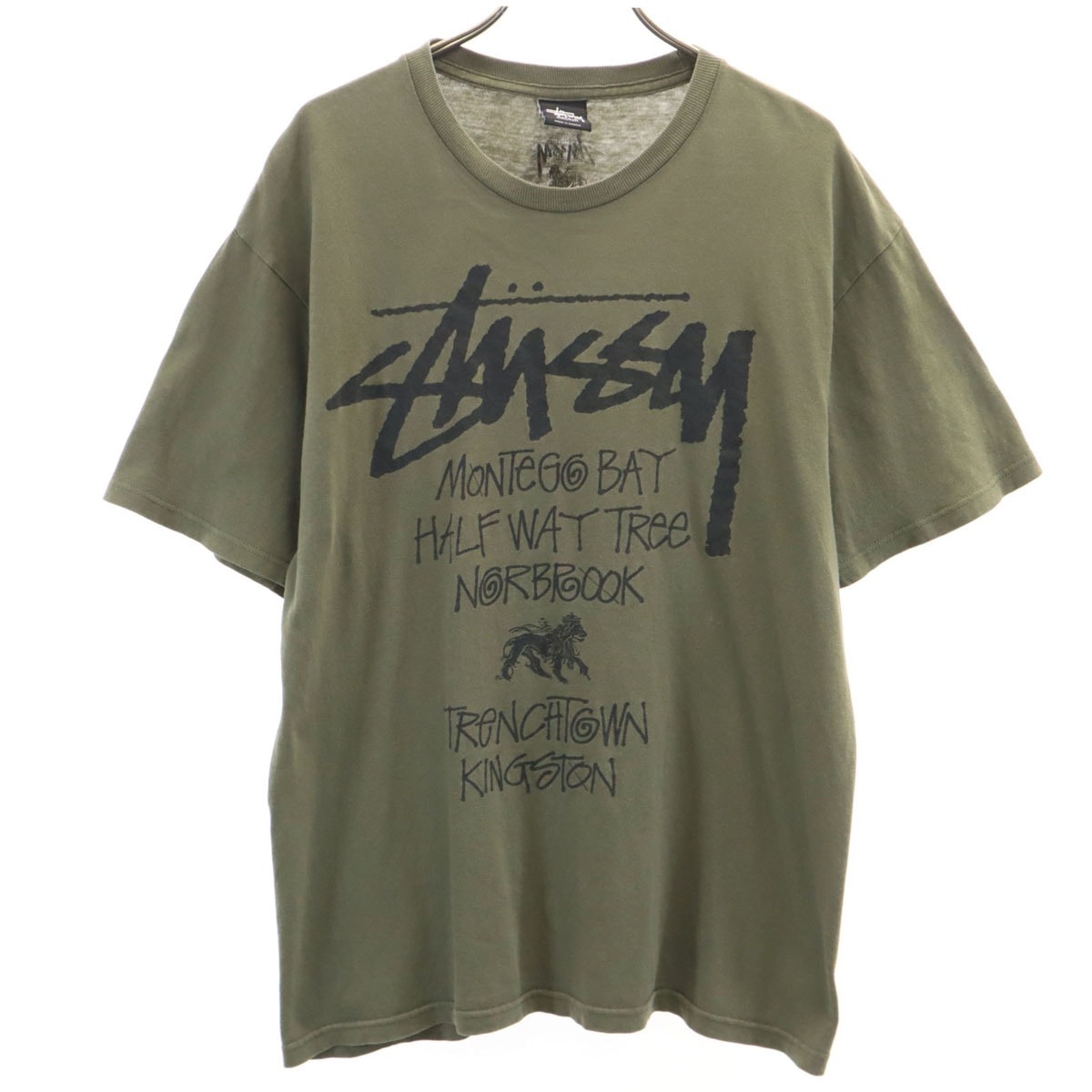 STUSSY ステューシー 半袖 Tシャツ M オリーブ