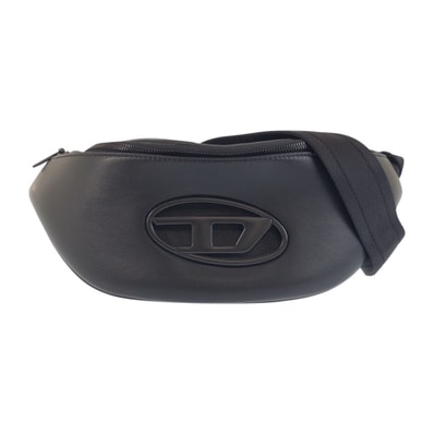 超美品 DIESEL ディーゼル ブラック 黒 ポリウレタン ボティバッグ ウエストポーチ 603223 【中古】