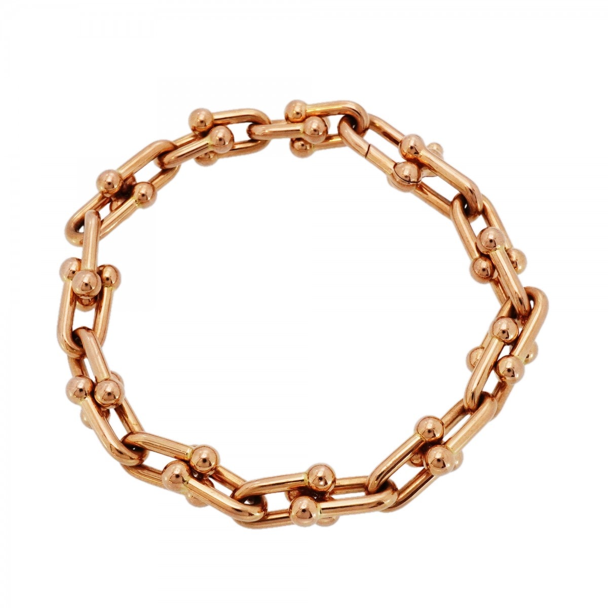 【6jcb1029】ティファニー ブレスレット ハードウェア K18PG ピンクゴールド【中古】メンズ レディース ユニセックス