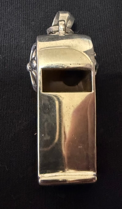 Chrome Hearts Large Whistle Charm CH Plus "Silver"