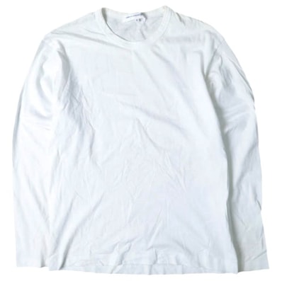 COMME des GARCONS SHIRT コムデギャルソンシャツ トルコ製 SMALL LOGO BACK PRINT L/S TEE ロゴプリントロングスリーブTシャツ S27111 M WHITE 長袖 トップス g14818