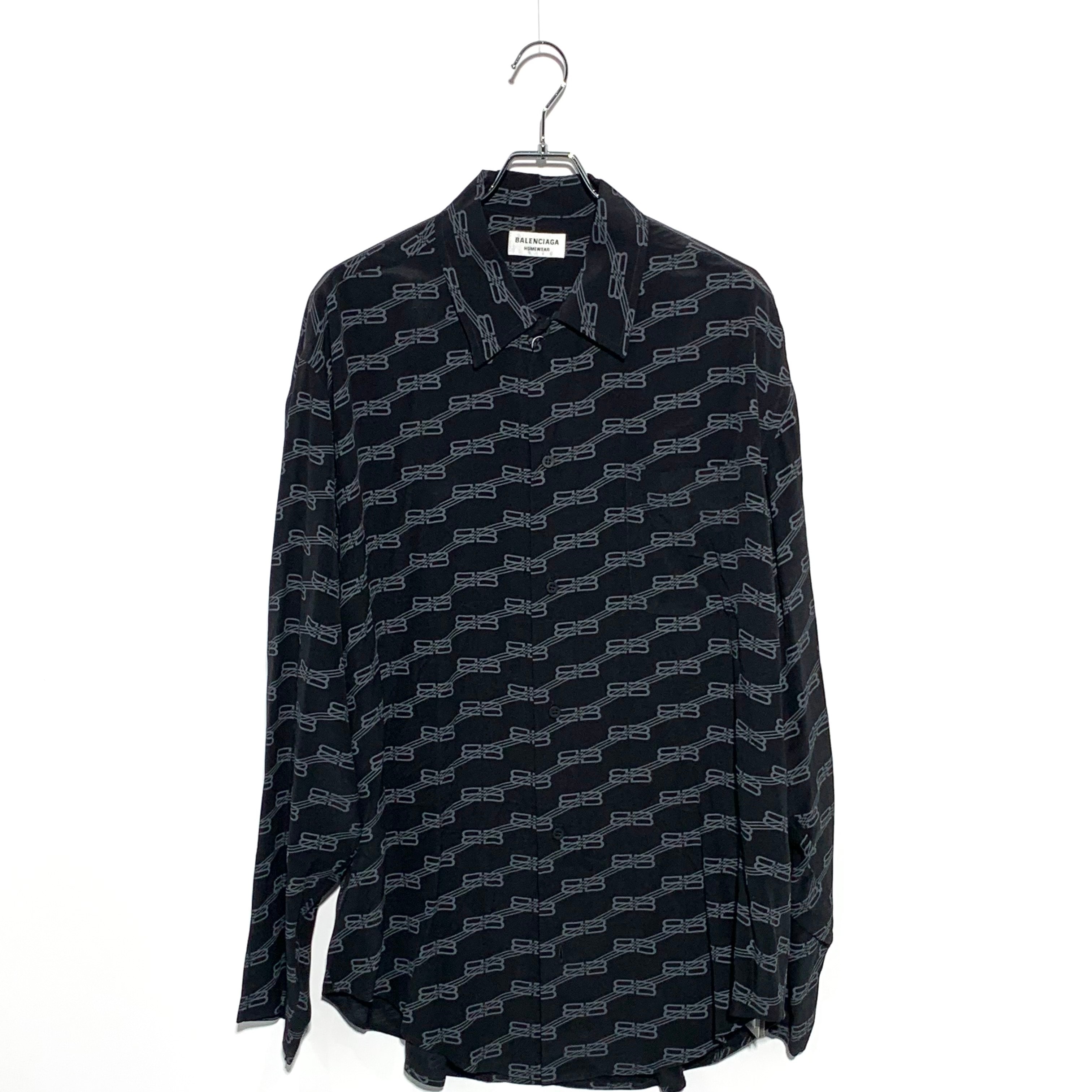 BALENCIAGA Women's BB Monogram Minimal Shirt Black