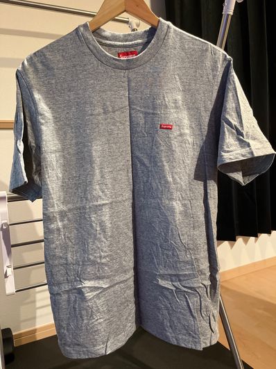 Supreme Small Box Tee "Heather Grey"(Made in Vietnam)(22SS)