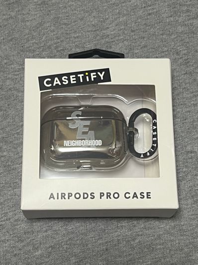 CASETiFY x Neighborhood x WIND AND SEA NHWC-M / TP-Air Pods Pro Case "Silver x Mirror"