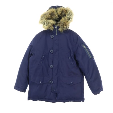 POLO RALPH LAUREN ポロラルフローレン 長袖 N-3Bタイプ ダウンジャケット 140 ネイビー ミリタリー風