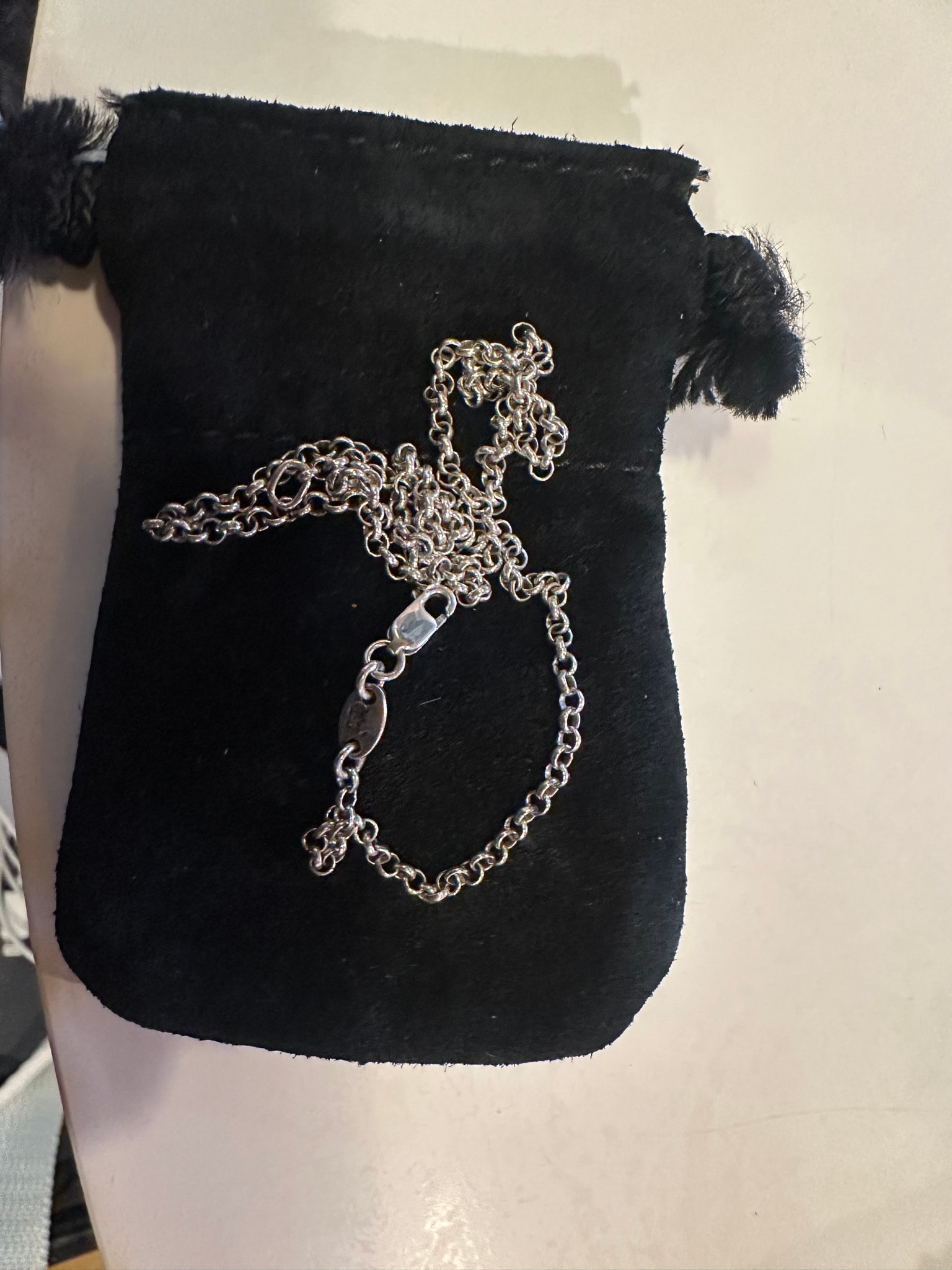 Chrome Hearts Roll Chain Necklace "Silver"