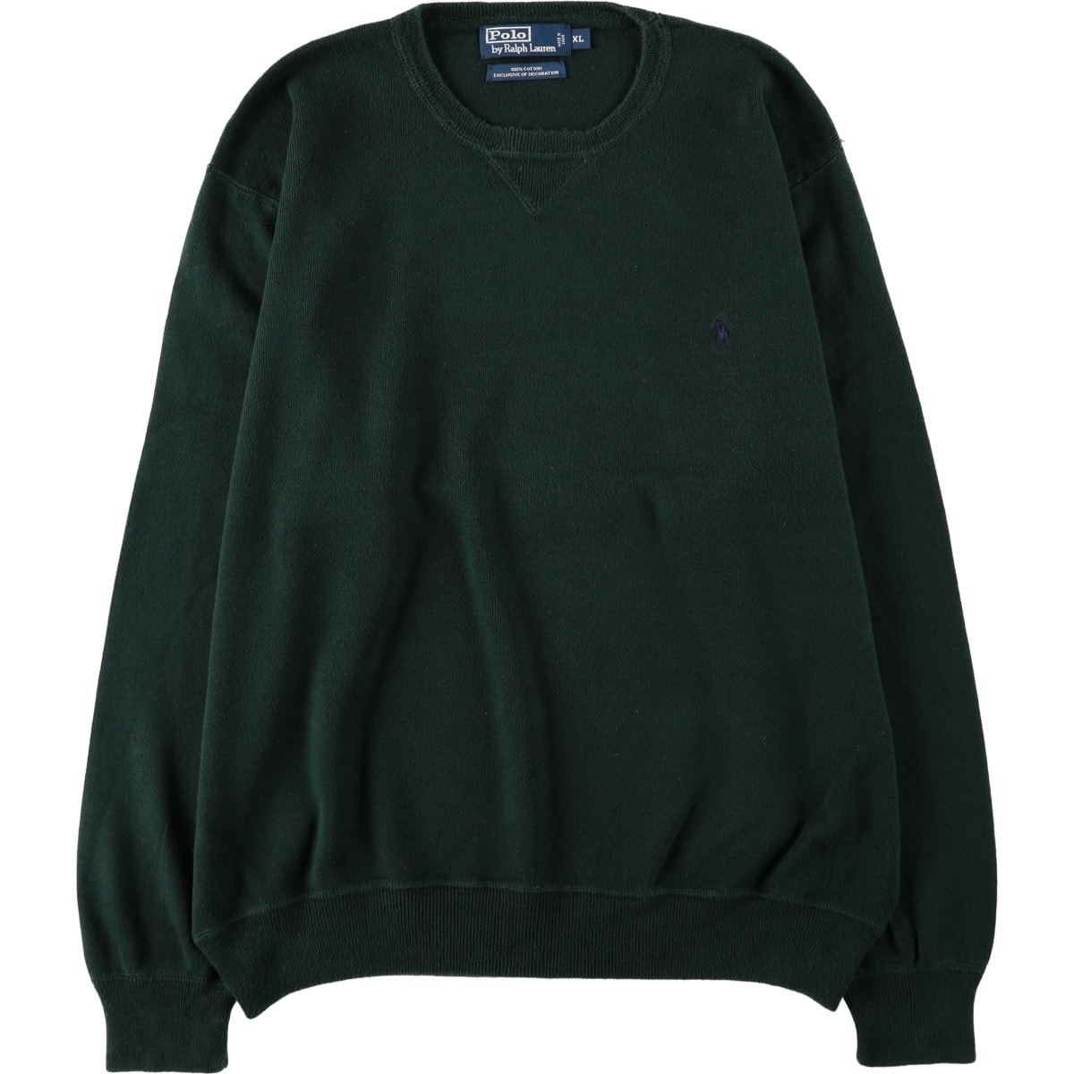 古着 ラルフローレン Ralph Lauren POLO by RALPH LAUREN EXCLUSIVE OF DECORATION コットンニットセーター メンズXL相当/eaa682374