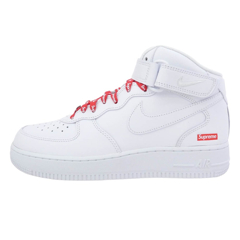 Supreme シュプリーム スニーカー 24AW FZ8784-100 Air Force 1 Mid White エアフォース1 ミッド ホワイト ミッドカット スニーカー ホワイト系 26cm【美品】【中古】