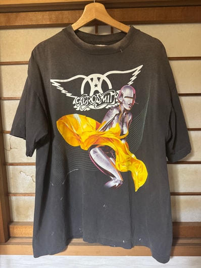 Saint Mxxxxxx x AEROSMITH AS SS T-Shirt "Black"