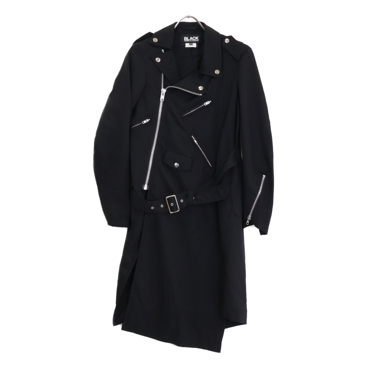 ブラックコムデギャルソン AD2015 1Q-J003 捻じれウールライダース XS