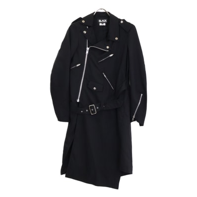 ブラックコムデギャルソン AD2015 1Q-J003 捻じれウールライダース XS