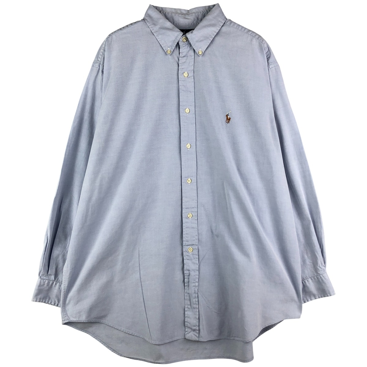 古着 ラルフローレン Ralph Lauren YARMOUTH 長袖 ボタンダウンシャツ メンズXL相当/eaa603985