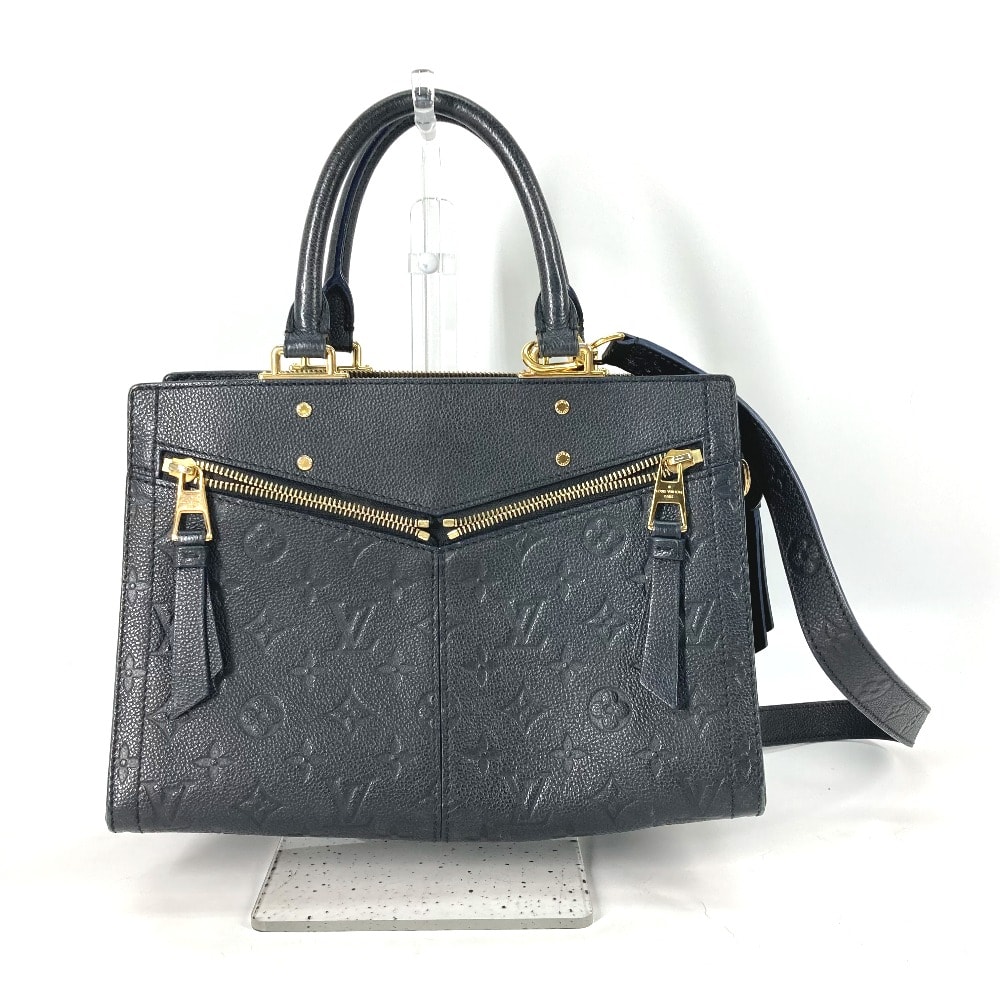 ルイヴィトン LOUIS VUITTON スリーPM M54196 モノグラムアンプラント 2WAY ショルダーバッグ カバン 斜め掛け ハンドバッグ モノグラムアンプラントレザー ネイビー