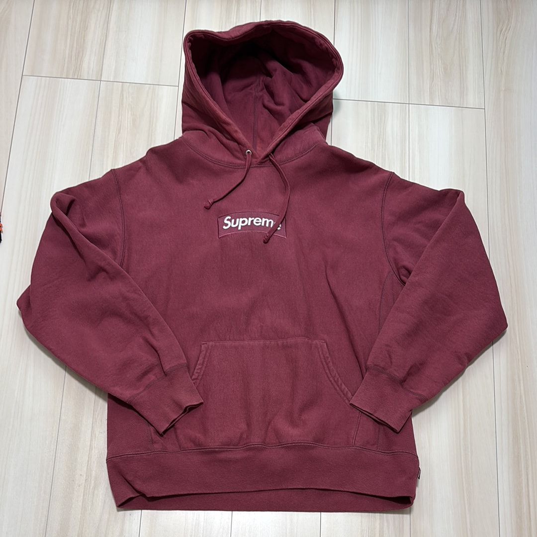 Supreme Box Logo Hooded Sweatshirt "Plum" (21FW)