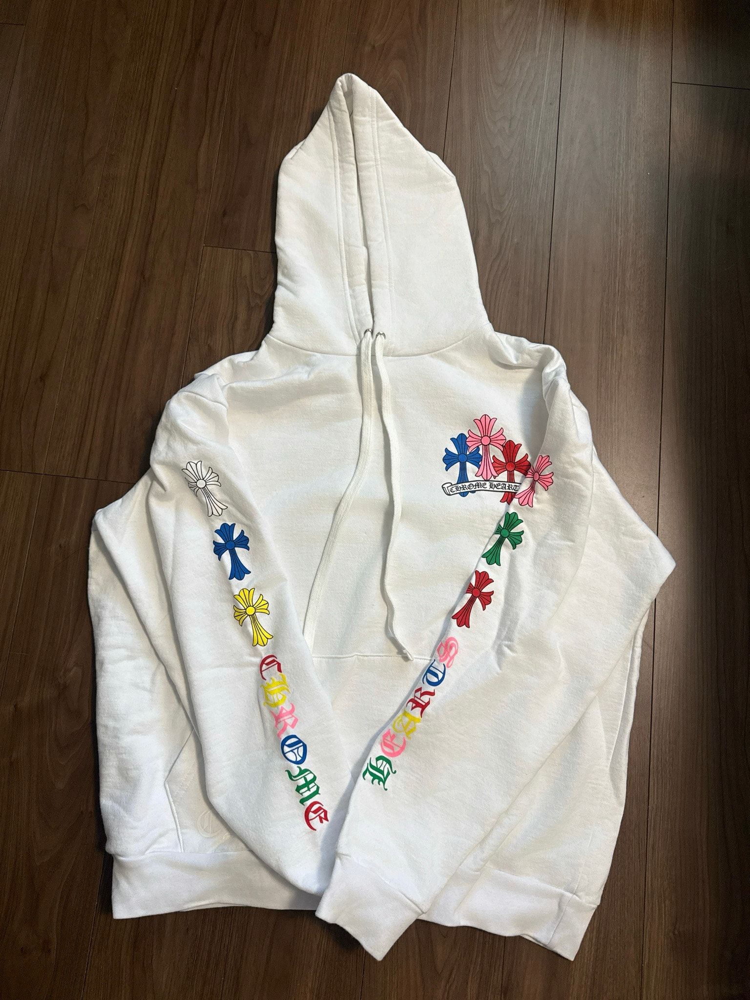 Chrome Hearts Multi Color Hoodie "White"