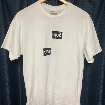 Supreme / Comme des Garçons SHIRT® Split Box Logo Tee "White"