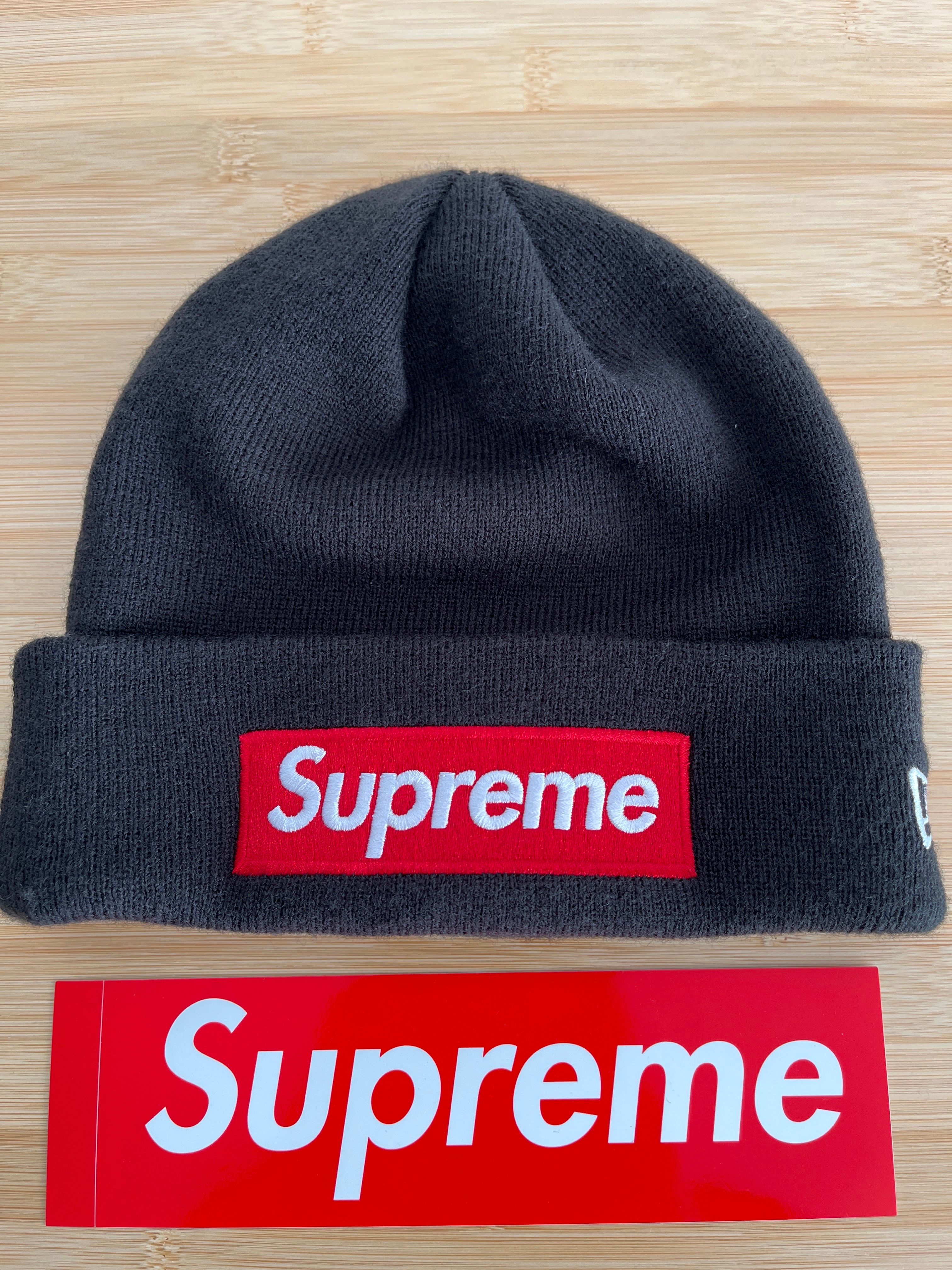 Supreme New Era Box Logo Beanie "Black"
