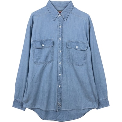 古着 リーバイス Levi's 長袖 コットンシャツ メンズM相当/eaa666564