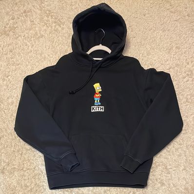 Kith The Simpsons Bart Logo Hoodie "Black"