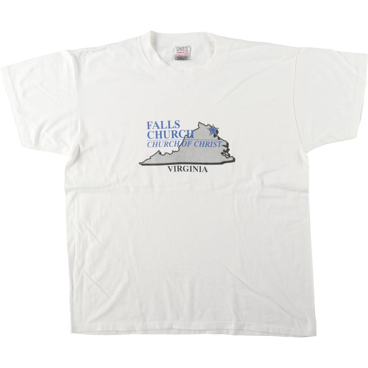 古着 90年代 オニータ ONEITA POWER 50 Plus プリントTシャツ メンズXL相当 ヴィンテージ/eaa661540