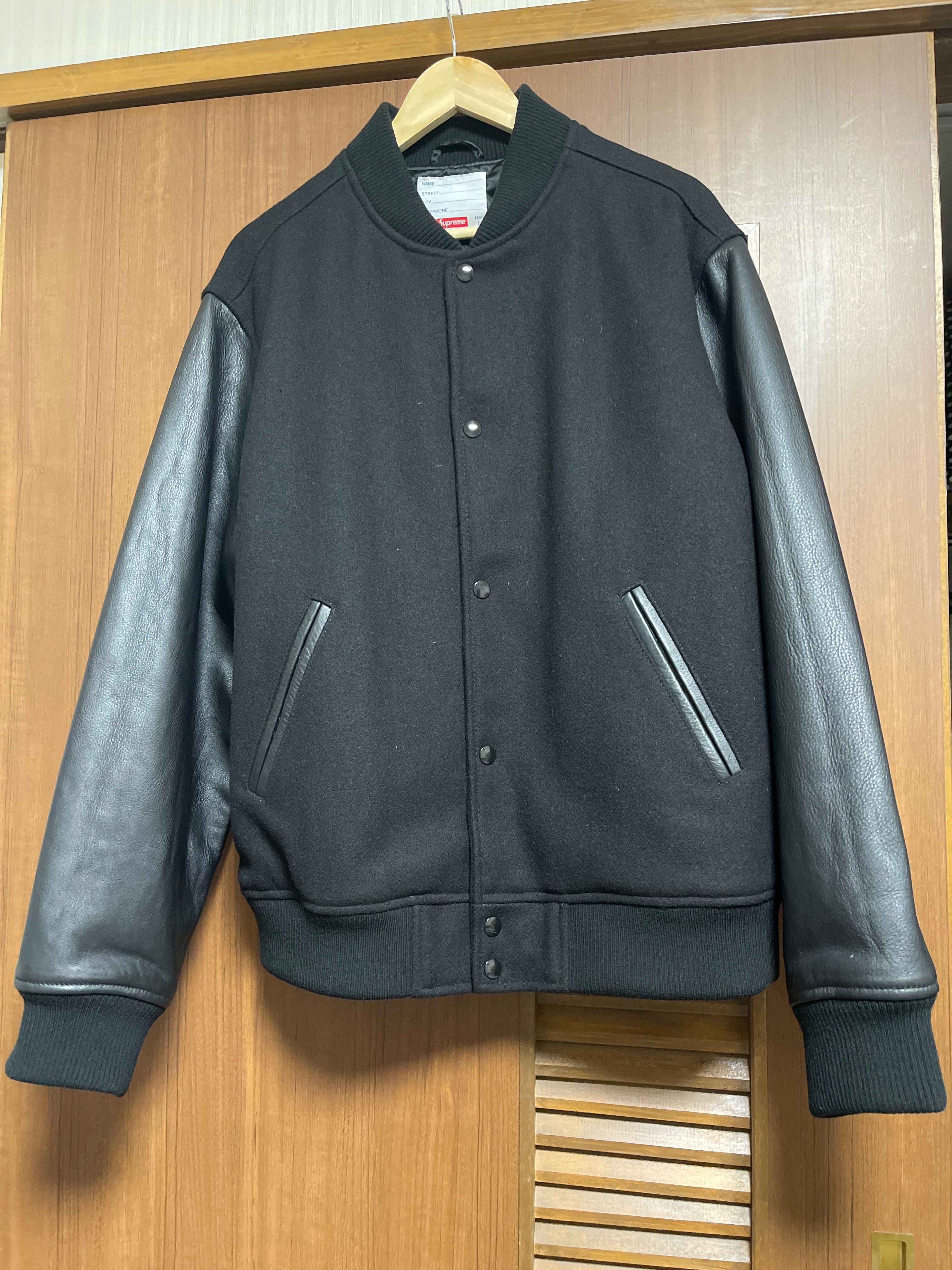 Supreme Motion Logo Varsity Jacket "Black"