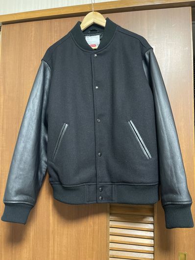 Supreme Motion Logo Varsity Jacket "Black"