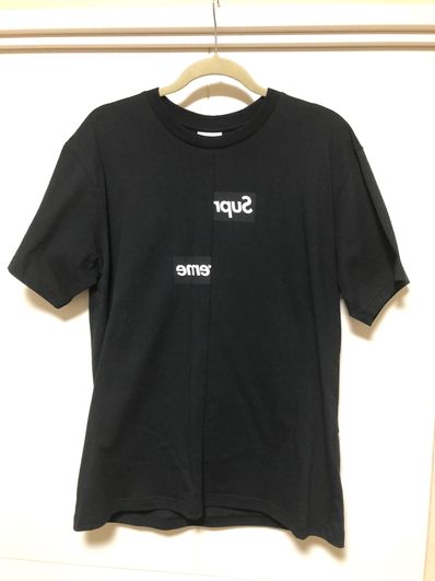 Supreme / Comme des Garçons SHIRT® Split Box Logo Tee "Black"