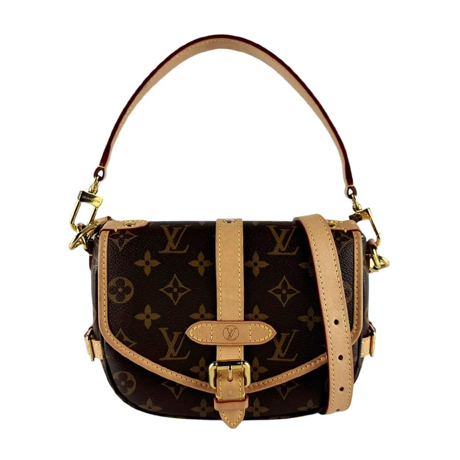 ルイ ヴィトン LOUIS VUITTON ショルダーバッグ ハンドバッグ モノグラム ソミュールBB モノグラムキャンバス ブラウン レディース M46740【中古】 z10630