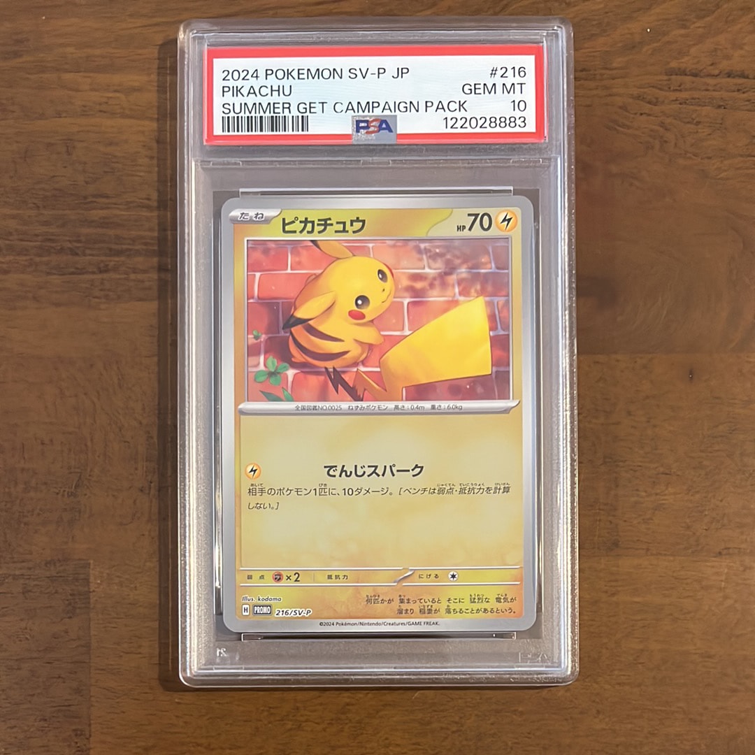 ピカチュウ P [SV-P 216](プロモカードパック「ポケカの夏がキタ!プロモカードGetキャンペーン!」)