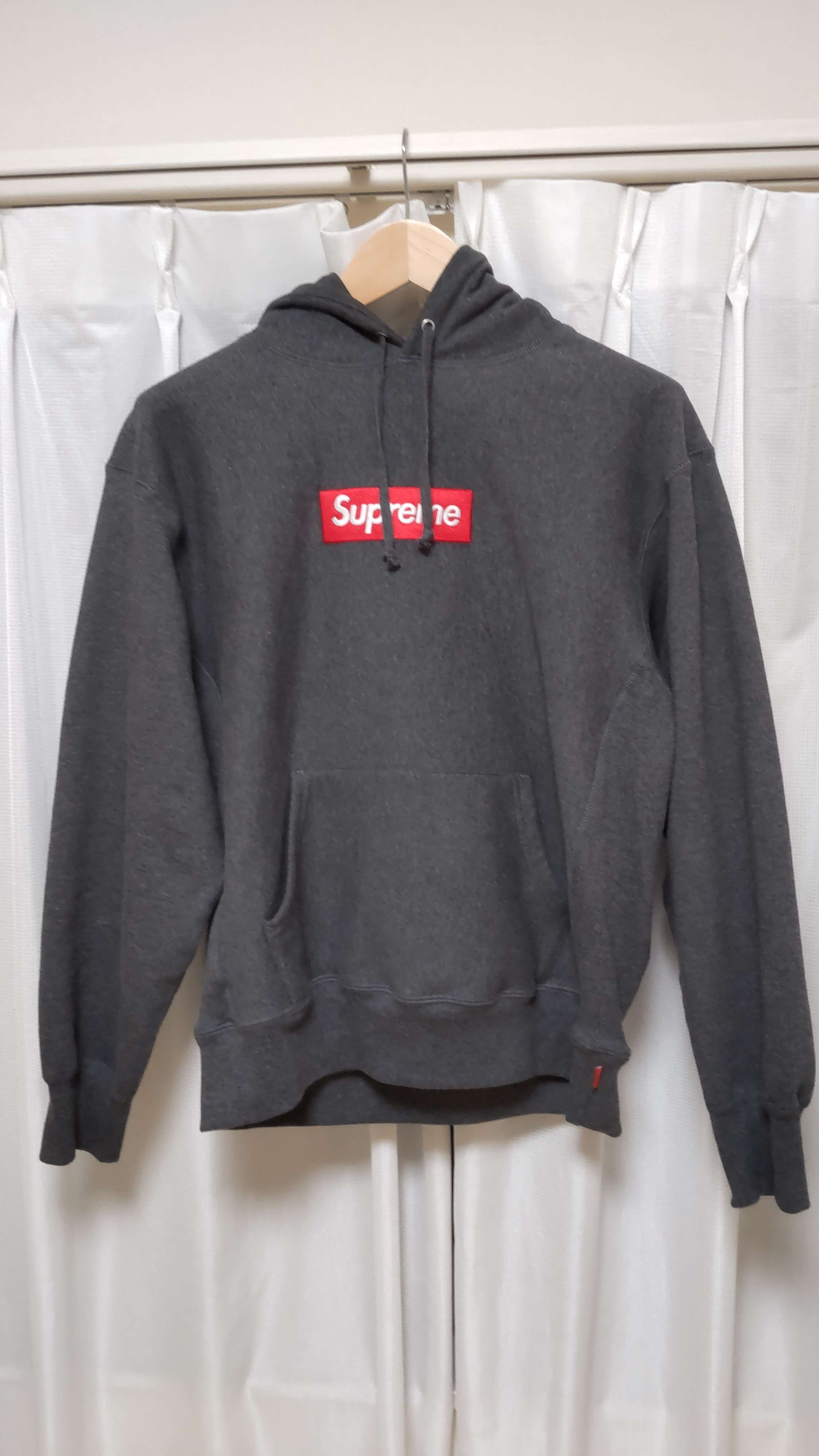 Supreme Box Logo Hooded Sweatshirt "Charcoal" (21FW)