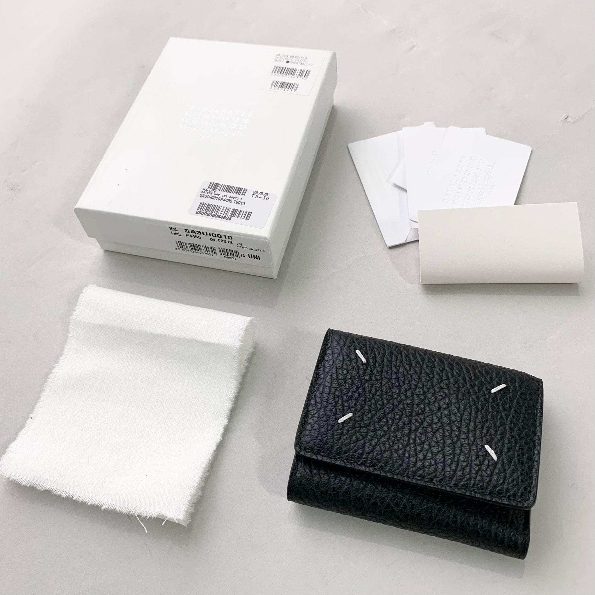 Maison Margiela Leather Envelope Wallet "Black"