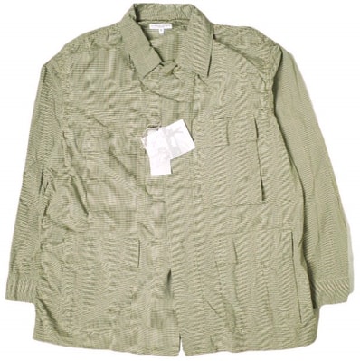 新品 Engineered Garments エンジニアードガーメンツ 20SS アメリカ製 BDU Jacket - NYCO MINI TATTERSALL ファティーグジャケット ナイロンコットン タッターソールチェック S KHAKI ミリタリー