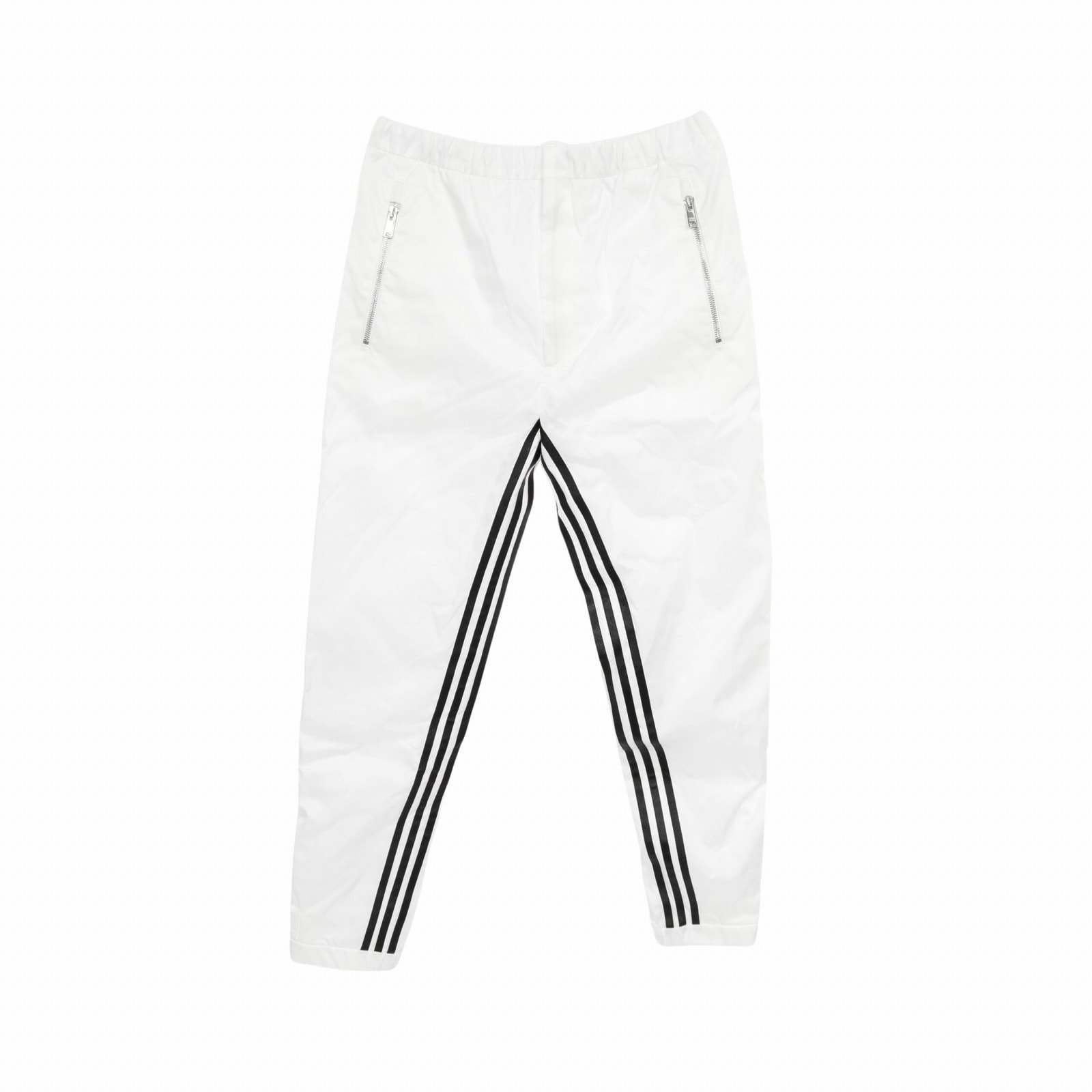 プラダ PRADA PRADA × adidas Re-Nylon パンツ 衣料品 ボトムス ナイロン メンズ ホワイト系 / ブラック系 SPH155 【中古】