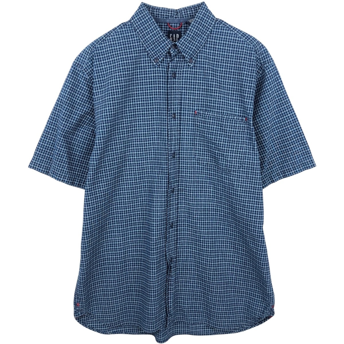 古着 90年代 ギャップ GAP オールドギャップ 半袖 ボタンダウン チェックシャツ メンズL相当 ヴィンテージ/eaa641402