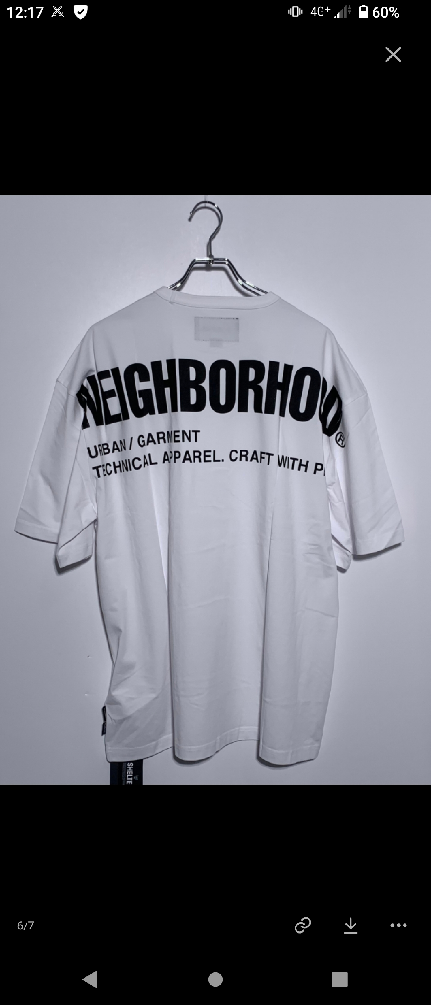 NEIGHBORHOOD Sheltech Crewneck SS-2 "White"