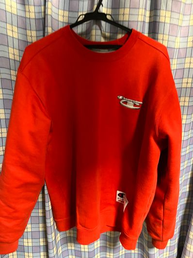 Supreme Champion 3D Metallic Crewneck "Brick Red"