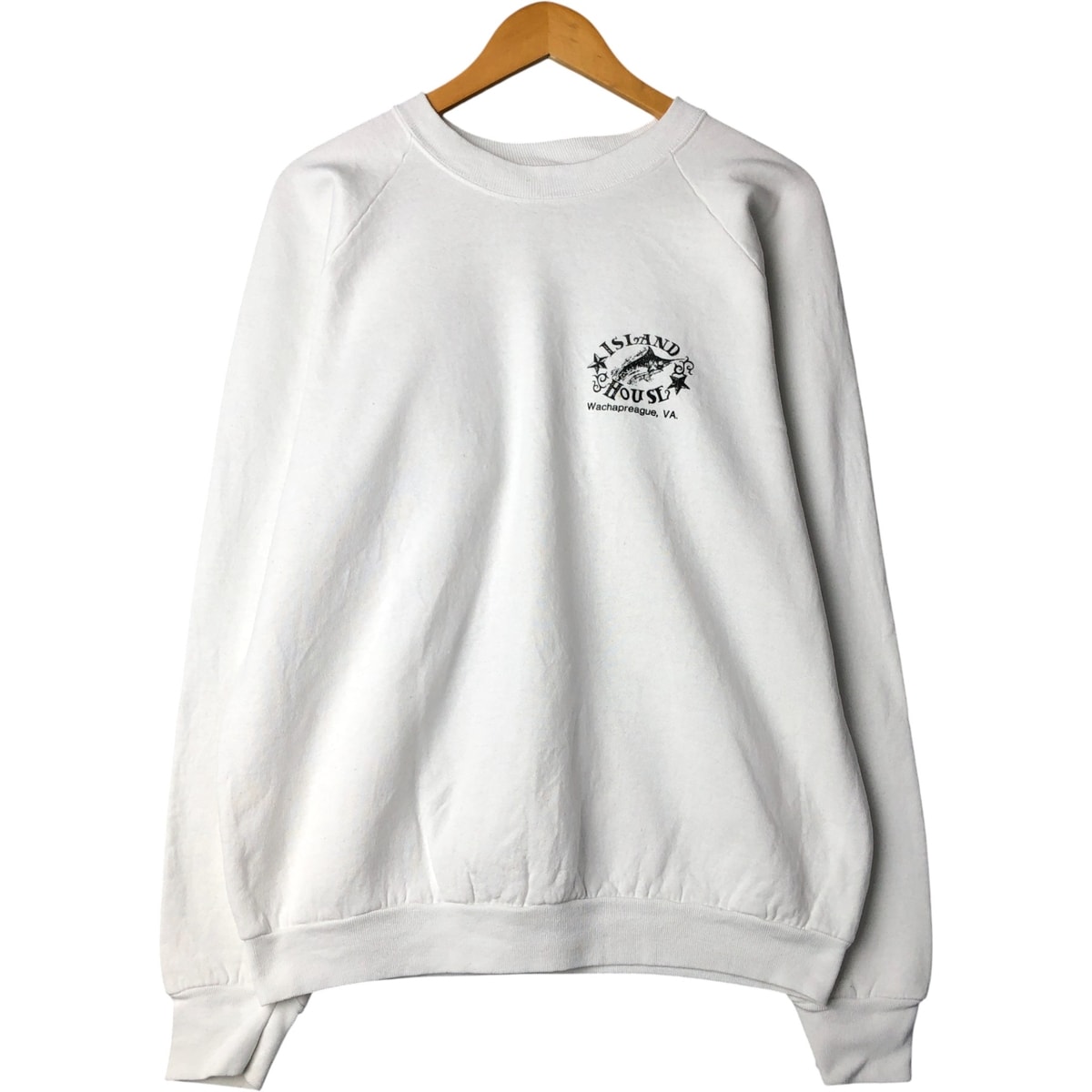 古着 90年代 フルーツオブザルーム FRUIT OF THE LOOM 魚柄 アドバタイジング スウェットシャツ トレーナー USA製 メンズXL相当 ヴィンテージ/eaa593480