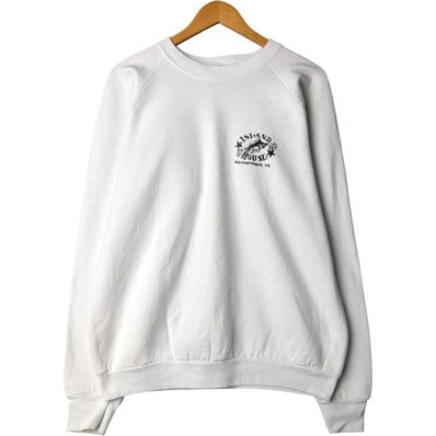 古着 90年代 フルーツオブザルーム FRUIT OF THE LOOM 魚柄 アドバタイジング スウェットシャツ トレーナー USA製 メンズXL相当 ヴィンテージ/eaa593480