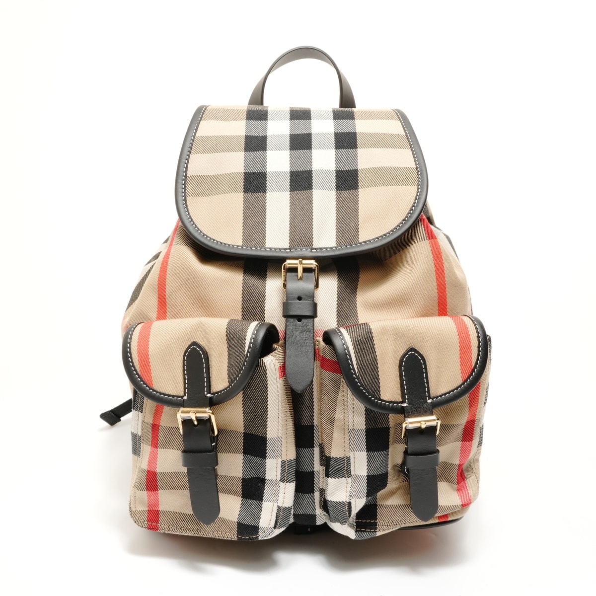 バーバリー BURBERRY ノバチェック キャンバス リュック・デイパック【中古】