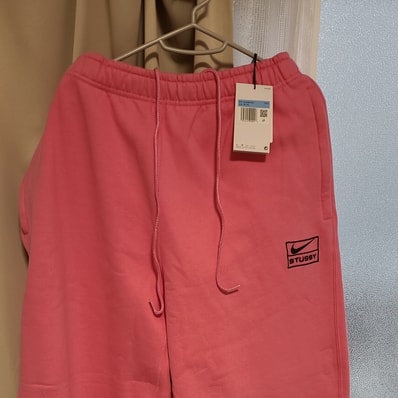 Stussy × Nike NRG Washed Fleece Pant (US Size) "Pink" DO5296-670