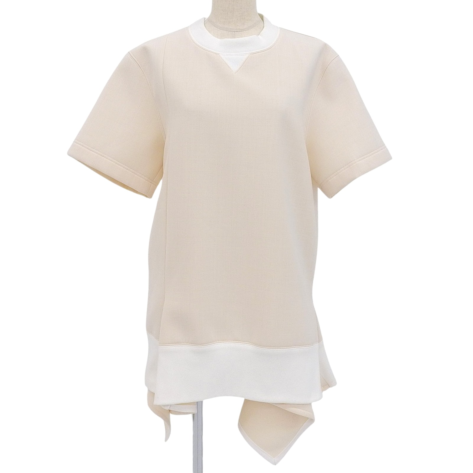 極美品 サカイ チュニック Suiting Bonding Pullover