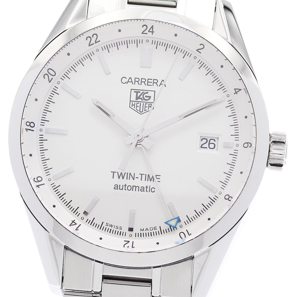 ☆良品 タグホイヤー カレラ ツインタイム WV2116-0 メンズ 【中古】