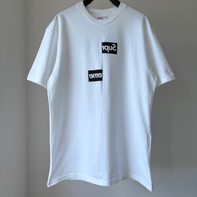 Supreme / Comme des Garçons SHIRT® Split Box Logo Tee "White"