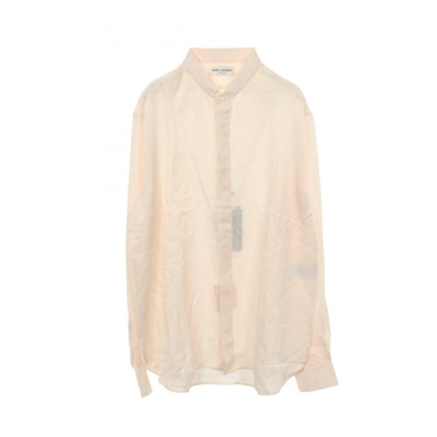 サンローランパリ SAINT LAURENT PARIS シアー 衣料品 トップス シルク メンズ ピンク系 467312 【中古】