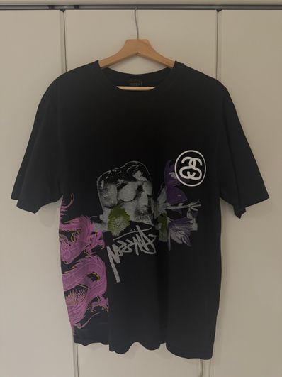 Stussy Strike Pig. Dyed Tee "Black"