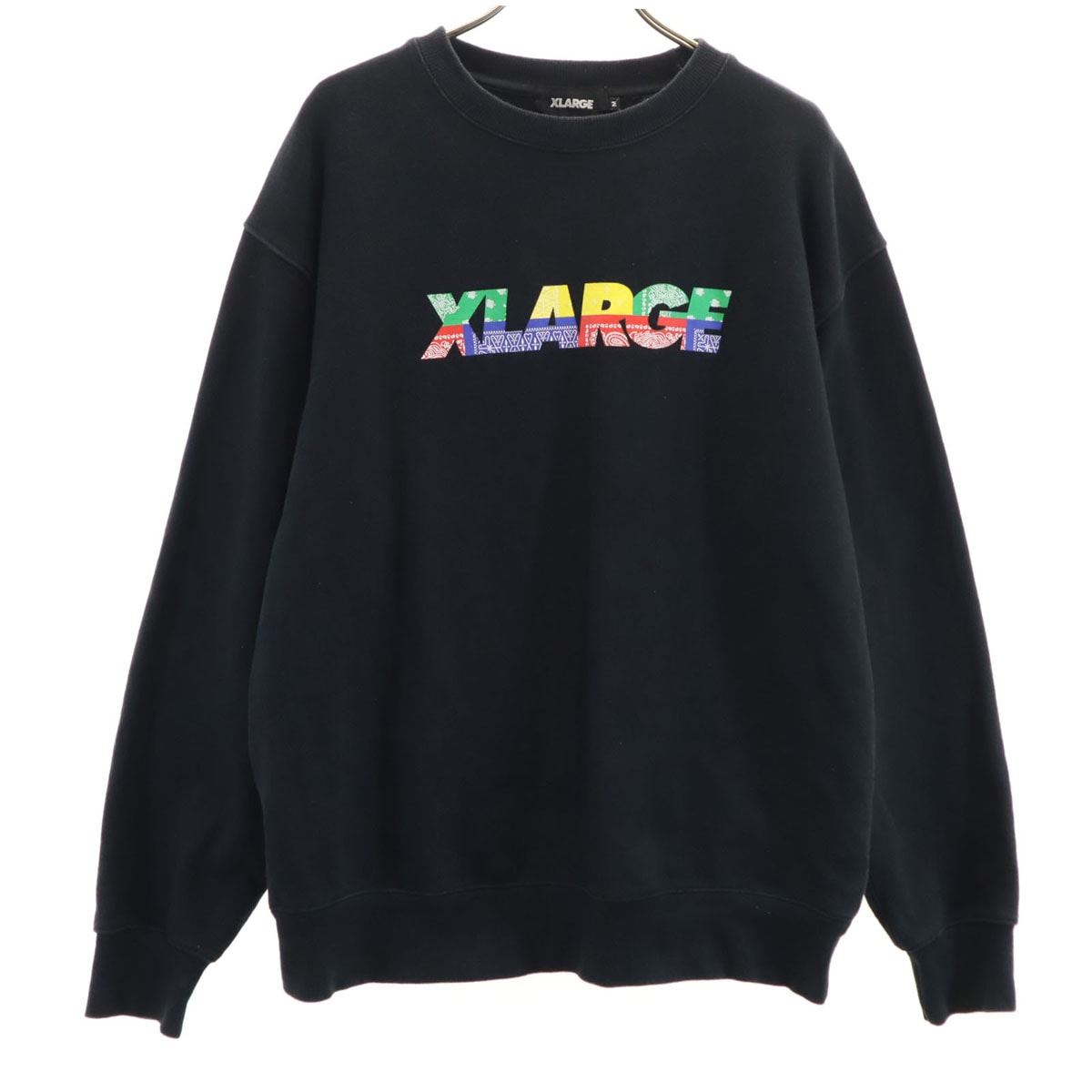XLARGE エクストララージ 長袖 スウェット トレーナー M ブラック