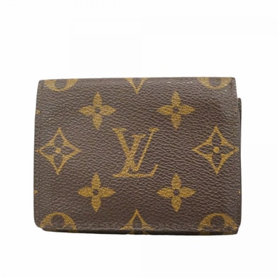 ★SALE【6db0882】ルイヴィトン カードケース モノグラム アンヴェロップカルトドゥヴィジット M62920 ブラウン【中古】メンズ レディース ユニセックス