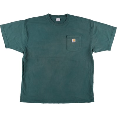 古着 カーハート Carhartt 半袖 ワンポイントロゴポケットTシャツ メンズXL相当/eaa559428