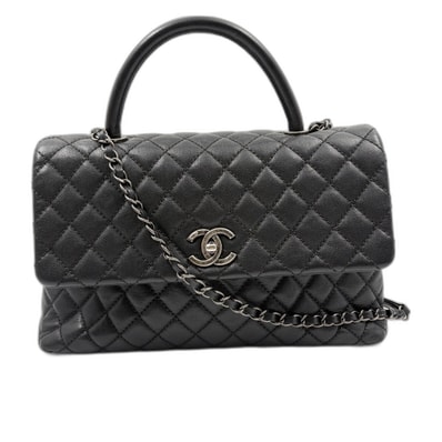 シャネル CHANEL マトラッセ ラージ ハンドバッグ【中古】